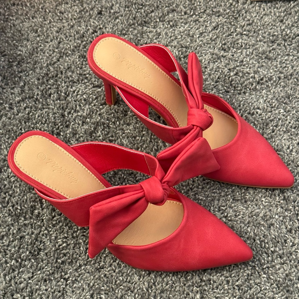 Piepiebuy Womens Mule Mid Heel - Picture 6 of 9